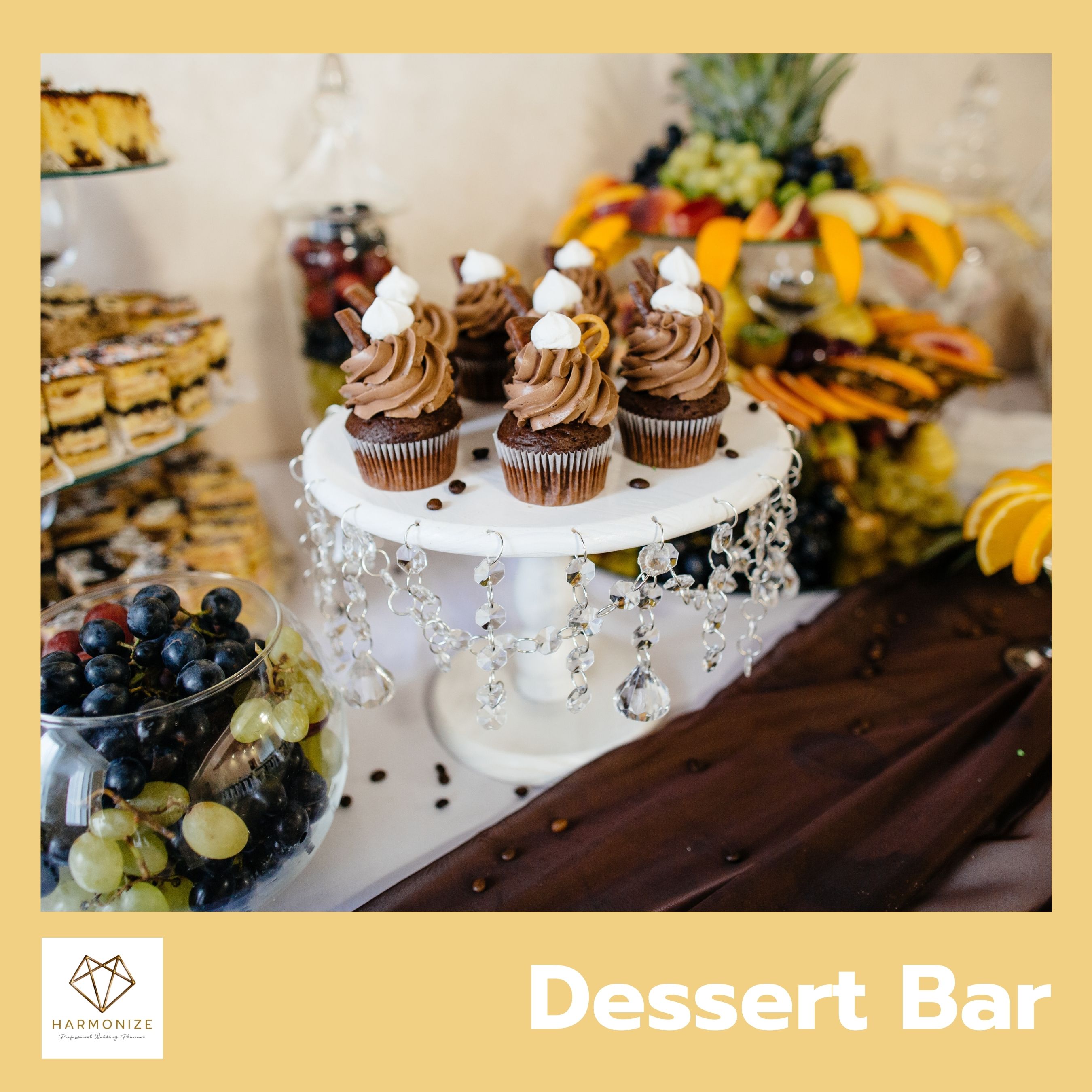 Dessert Bar - ไอเดียสุดเก๋ สำหรับ "อาหาร" Wedding & Party