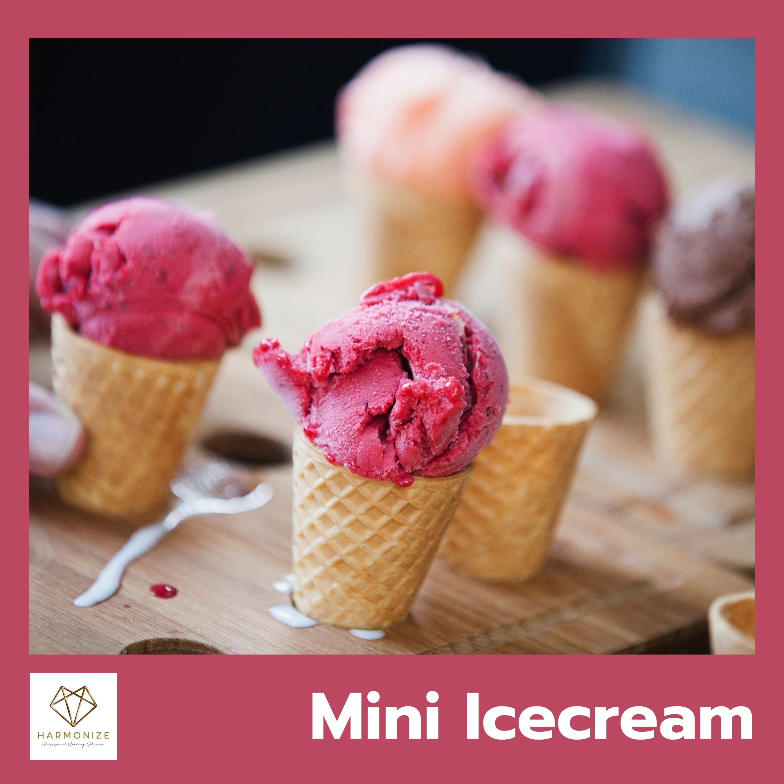 Mini Icecream - ไอเดียสุดเก๋ สำหรับ "อาหาร" Wedding & Party