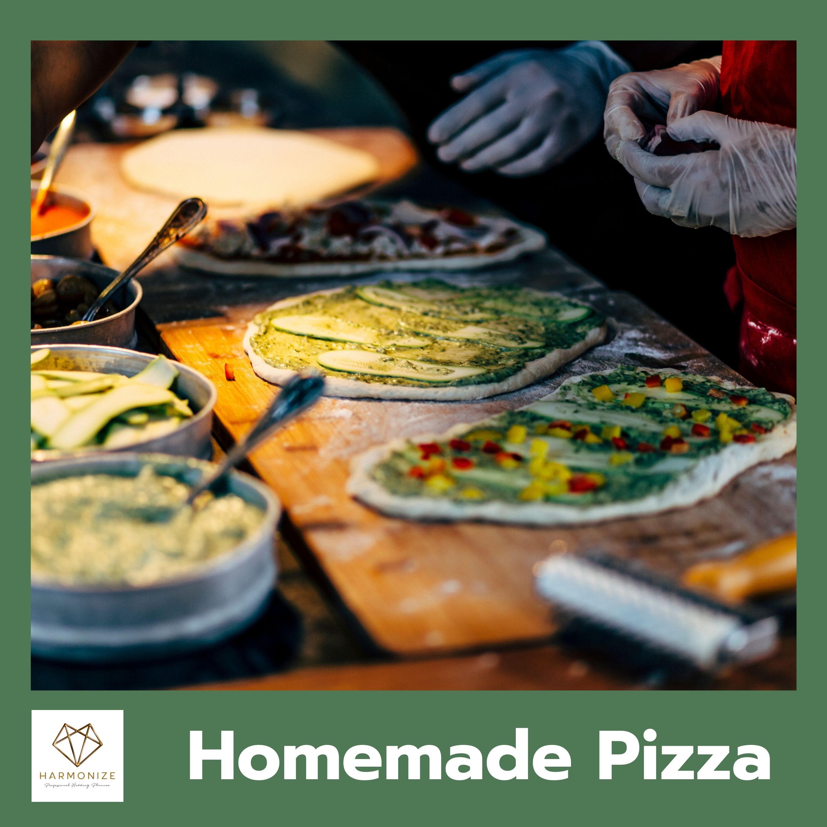 Homemade Pizza - ไอเดียสุดเก๋ สำหรับ "อาหาร" Wedding & Party
